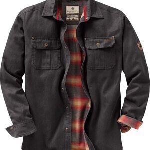 Men’s Legendary White Tails Flannel Lined Shirt Jacket
